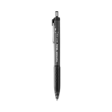Paper Mate InkJoy 300 RT Ballpoint Pen, Retractable, Medium 1 mm, Black Ink, Black Barrel, PK36 1951378